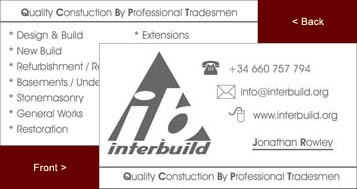 Interbuild Business Card